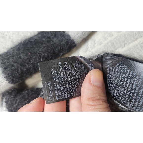 & Other Stories Stockholm Atelier Checkerboard Wool-Blend Sweater (Size Small) - Picture 5 of 10